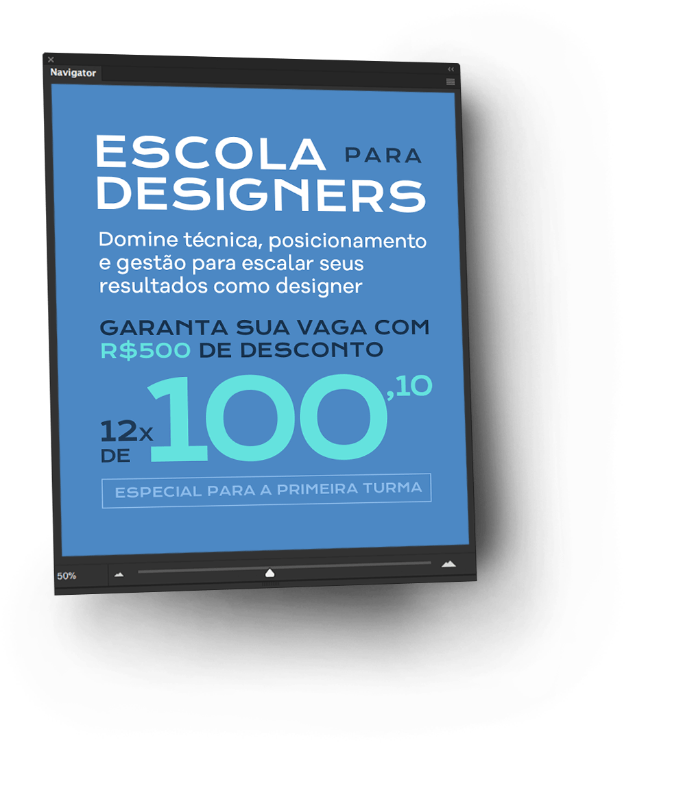 escola para designers 12x de 100,00